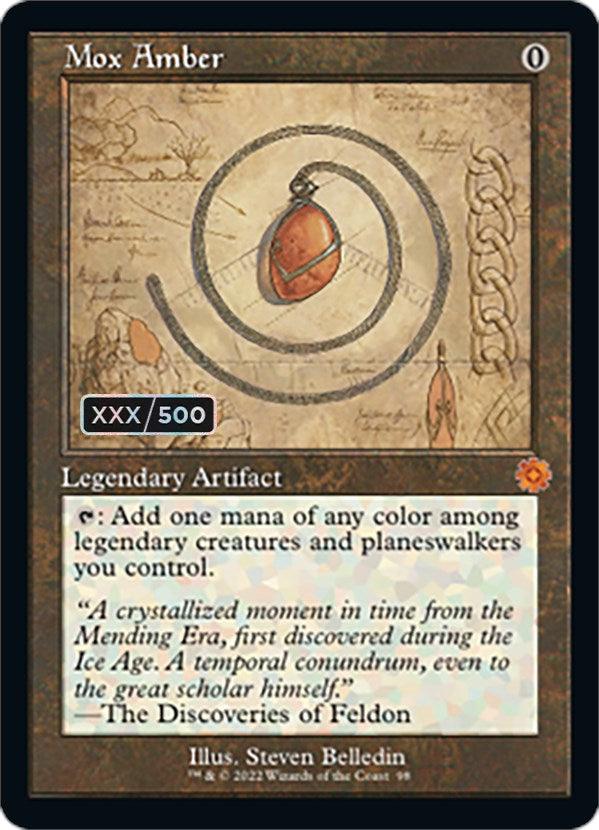 Mox Amber (Retro Schematic) (Serialized) [The Brothers' War Retro Artifacts] - POKÉ JEUX