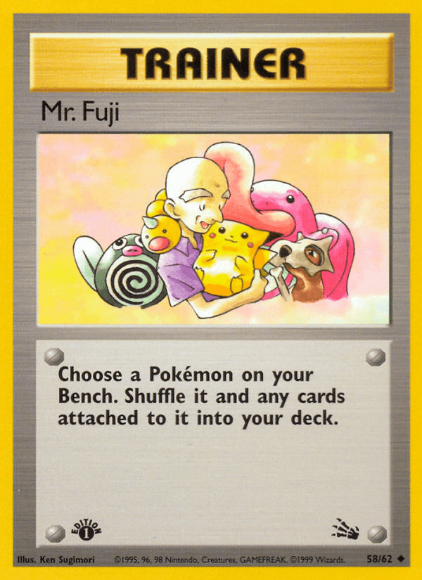 Mr. Fuji (58/62) [Fossil 1st Edition] - POKÉ JEUX