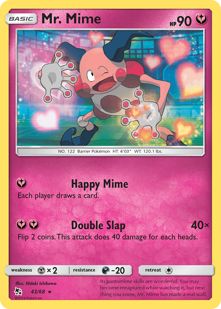 Mr. Mime (43/68) [Sun & Moon: Hidden Fates] - POKÉ JEUX