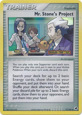 Mr. Stone's Project (77/101) (Stamped) [EX: Dragon Frontiers] - POKÉ JEUX