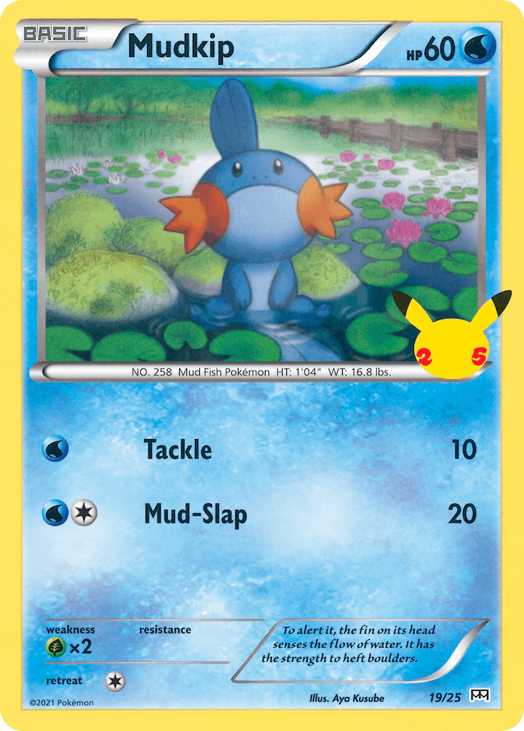 Mudkip (19/25) [McDonald's 25th Anniversary] - POKÉ JEUX