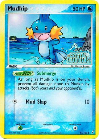 Mudkip (57/100) (Stamped) [EX: Crystal Guardians] - POKÉ JEUX