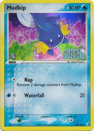 Mudkip (58/100) (Stamped) [EX: Crystal Guardians] - POKÉ JEUX