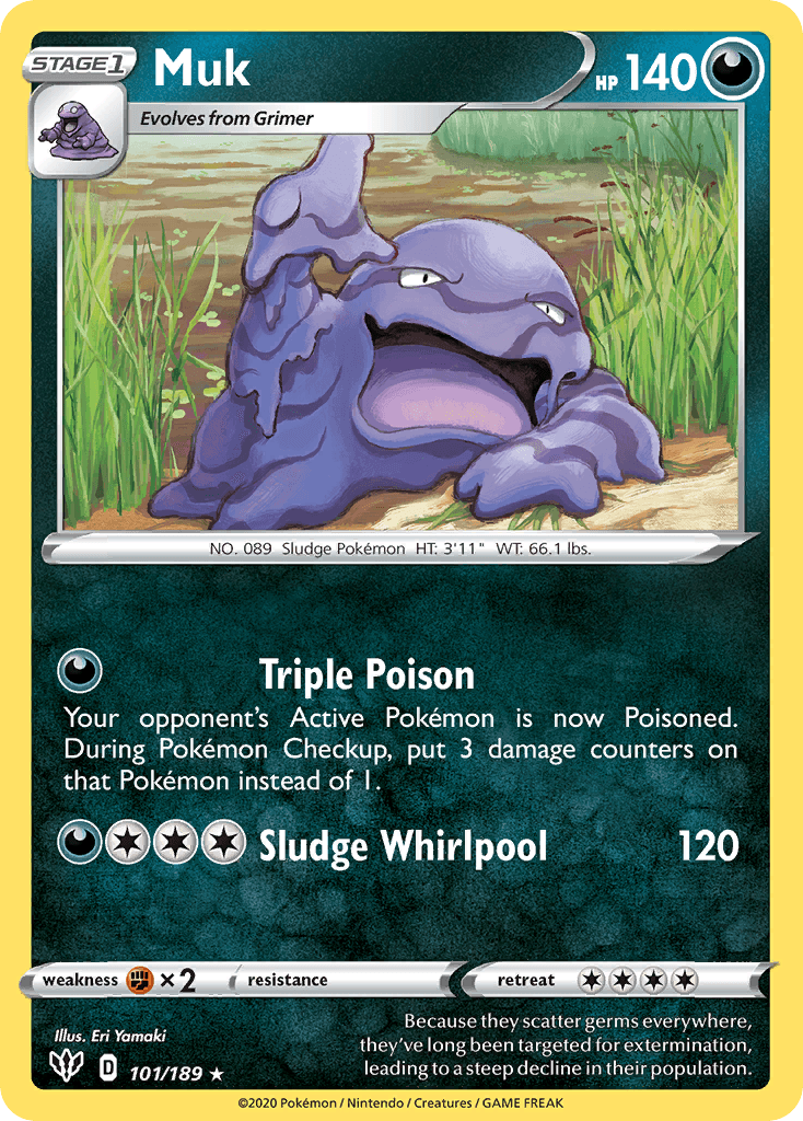 Muk (101/189) [Sword & Shield: Darkness Ablaze] - POKÉ JEUX