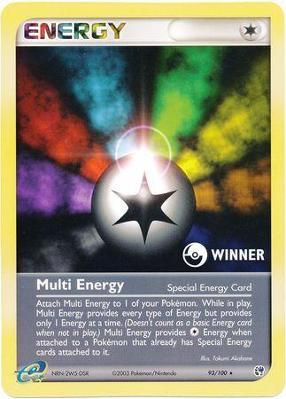 Multi Energy (93/100) (Winner League Promo) [EX: Sandstorm] - POKÉ JEUX