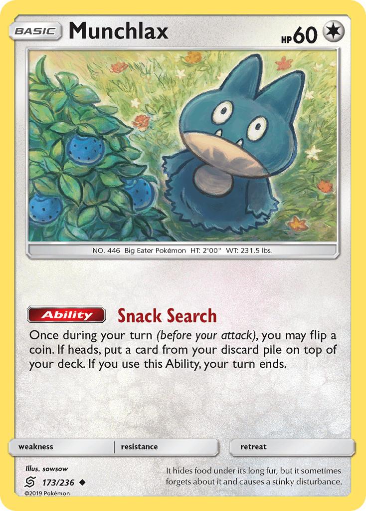 Munchlax (173/236) [Sun & Moon: Unified Minds] - POKÉ JEUX