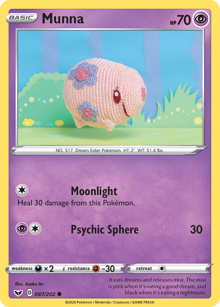 Munna (087/202) [Sword & Shield: Base Set] - POKÉ JEUX