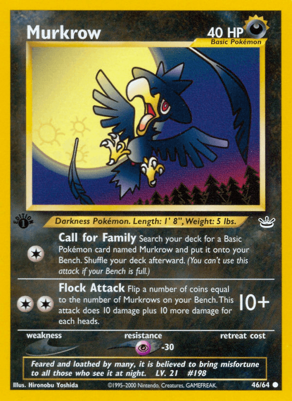 Murkrow (46/64) [Neo Revelation 1st Edition] - POKÉ JEUX