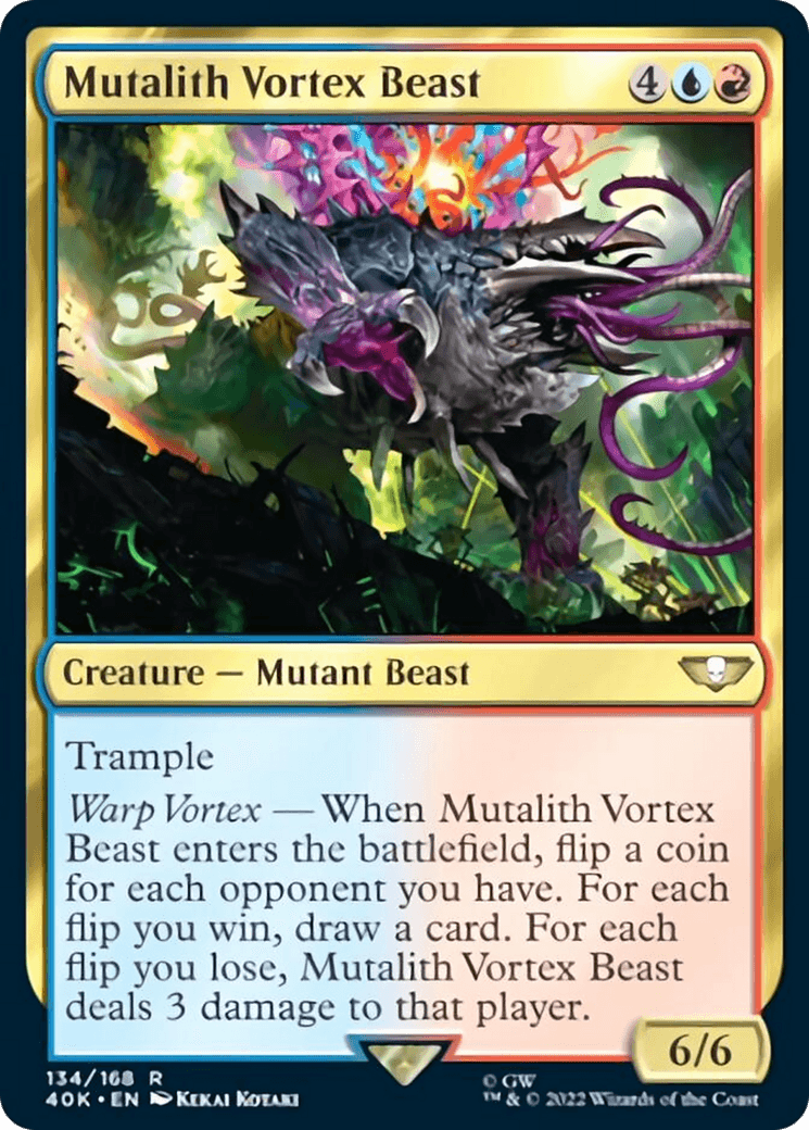 Mutalith Vortex Beast (Surge Foil) [Warhammer 40,000] - POKÉ JEUX