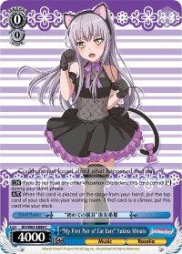 "My First Pair of Cat Ears" Yukina Minato (BD/W63-E089 C) [BanG Dream! Girls Band Party! Vol.2] - POKÉ JEUX