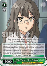 "My Theory" Rio Futaba (Foil) [Rascal Does Not Dream of a Dreaming Girl] - POKÉ JEUX