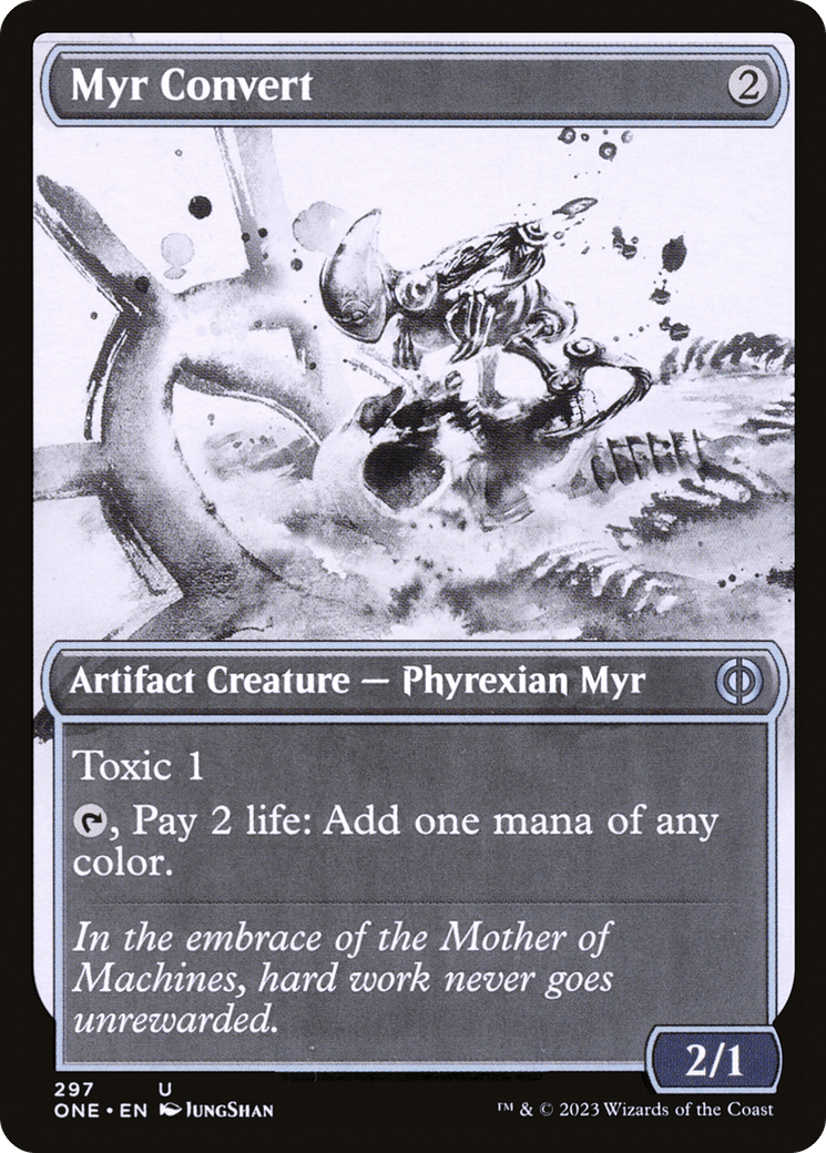 Myr Convert (Showcase Ichor) [Phyrexia: All Will Be One] - POKÉ JEUX