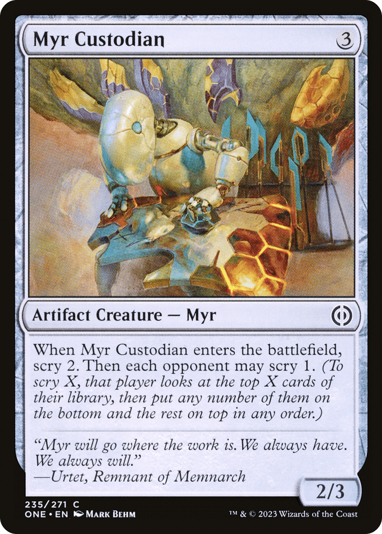 Myr Custodian [Phyrexia: All Will Be One] - POKÉ JEUX