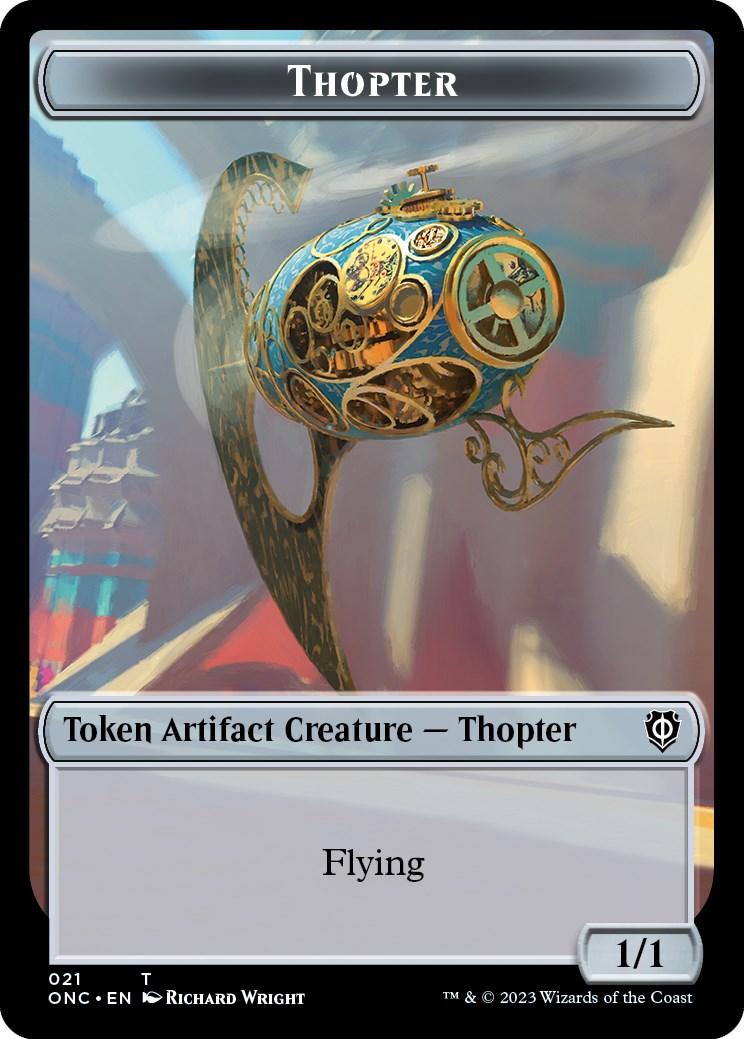 Myr // Thopter Double-Sided Token [Phyrexia: All Will Be One Commander Tokens] - POKÉ JEUX