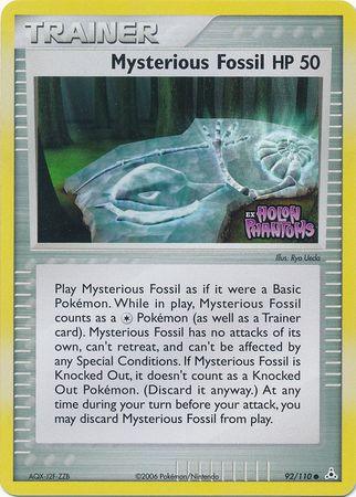 Mysterious Fossil (92/110) (Stamped) [EX: Holon Phantoms] - POKÉ JEUX