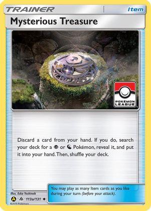 Mysterious Treasure (113a/131) (League Promo) [Sun & Moon: Forbidden Light] - POKÉ JEUX