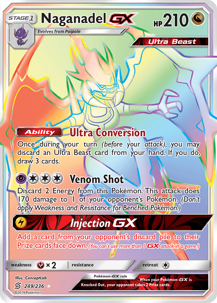 Naganadel GX (249/236) [Sun & Moon: Unified Minds] - POKÉ JEUX