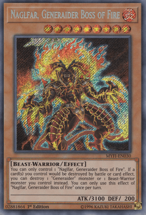 Naglfar, Generaider Boss of Fire [MYFI-EN030] Secret Rare - POKÉ JEUX