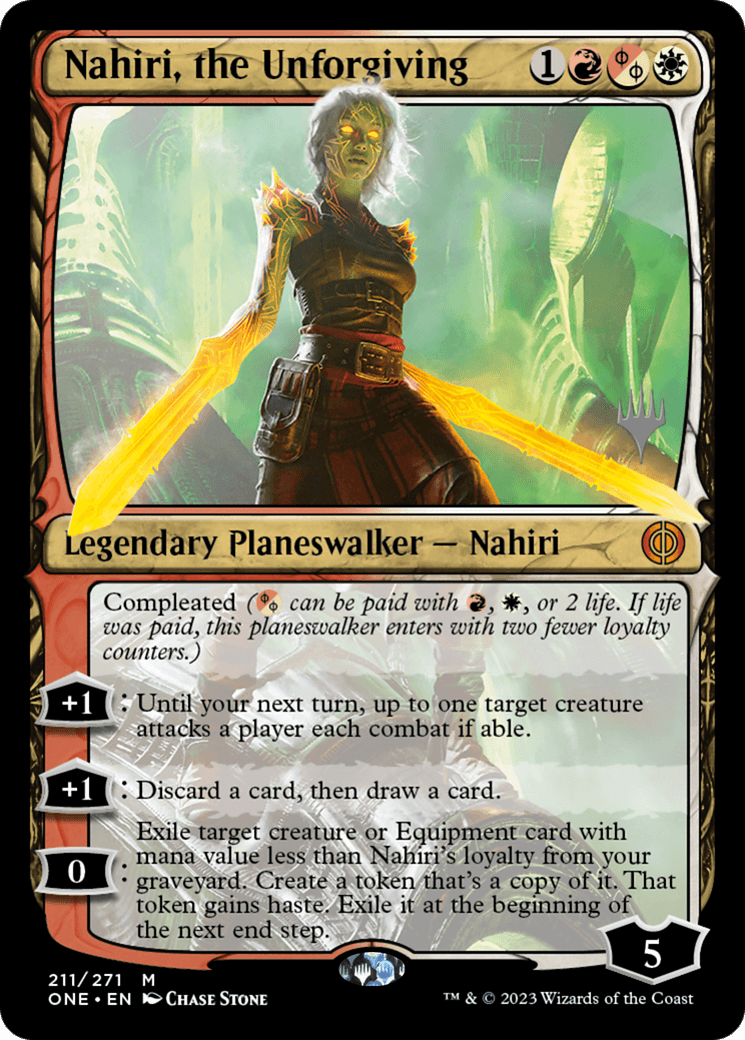 Nahiri, the Unforgiving (Promo Pack) [Phyrexia: All Will Be One Promos] - POKÉ JEUX