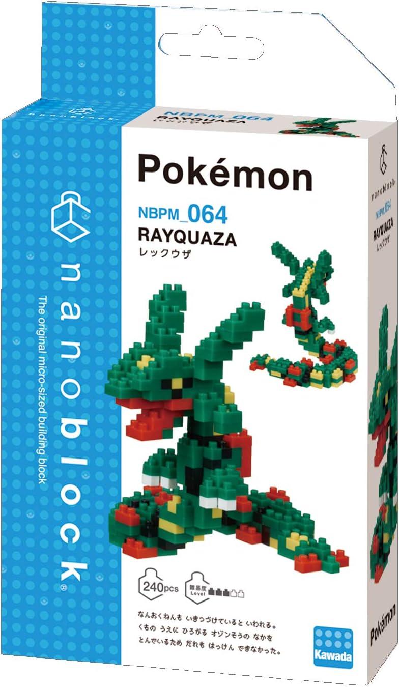 nanoblock - Pokémon - Rayquaza - POKÉ JEUX - NAN21677 - 4972825216774