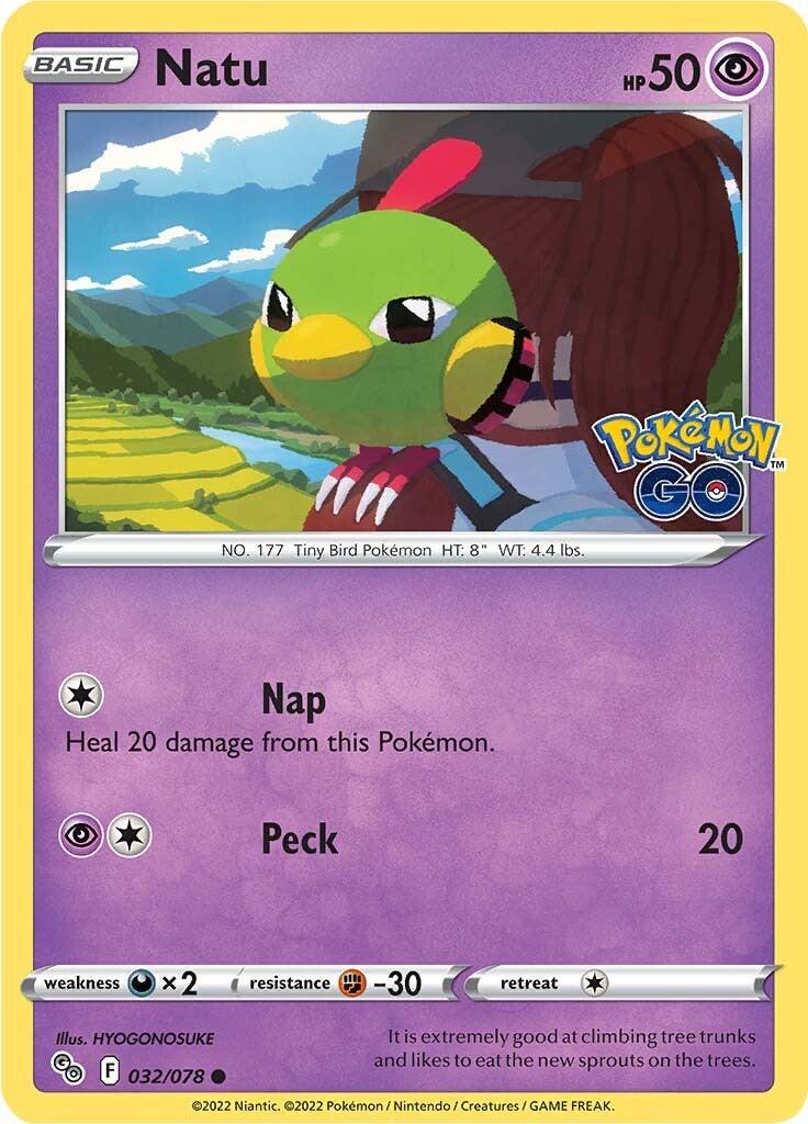 Natu (032/078) [Pokémon GO] - POKÉ JEUX