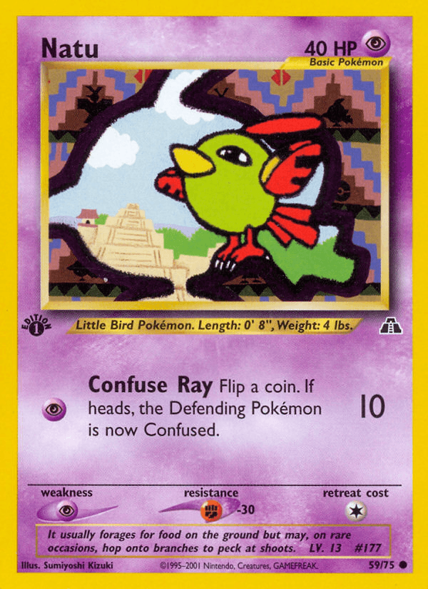 Natu (59/75) [Neo Discovery 1st Edition] - POKÉ JEUX