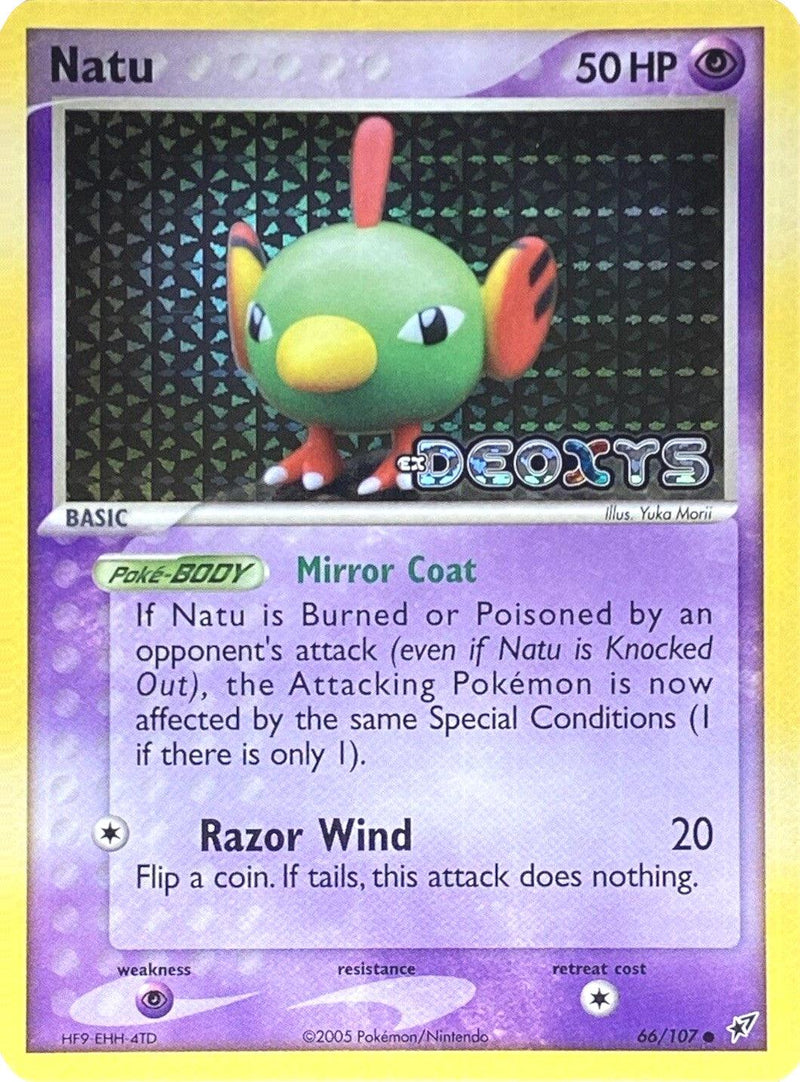 Natu (66/107) (Stamped) [EX: Deoxys] - POKÉ JEUX