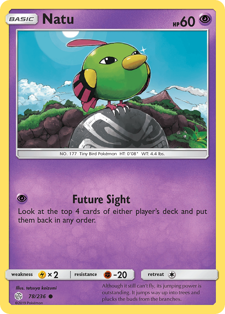 Natu (78/236) [Sun & Moon: Cosmic Eclipse] - POKÉ JEUX