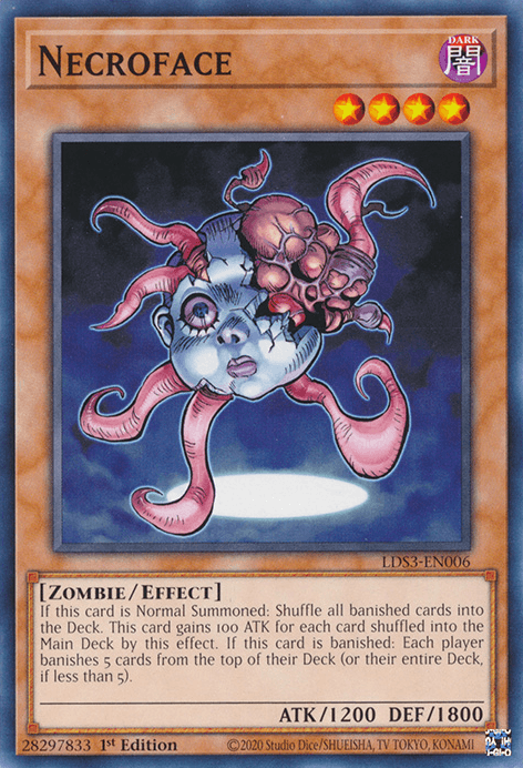 Necroface [LDS3-EN006] Common - POKÉ JEUX