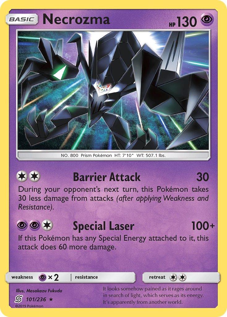 Necrozma (101/236) (Cracked Ice Holo) (Theme Deck Exclusive) [Sun & Moon: Unified Minds] - POKÉ JEUX