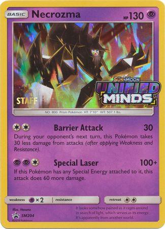 Necrozma (SM204) (Staff Prerelease Promo) [Sun & Moon: Black Star Promos] - POKÉ JEUX