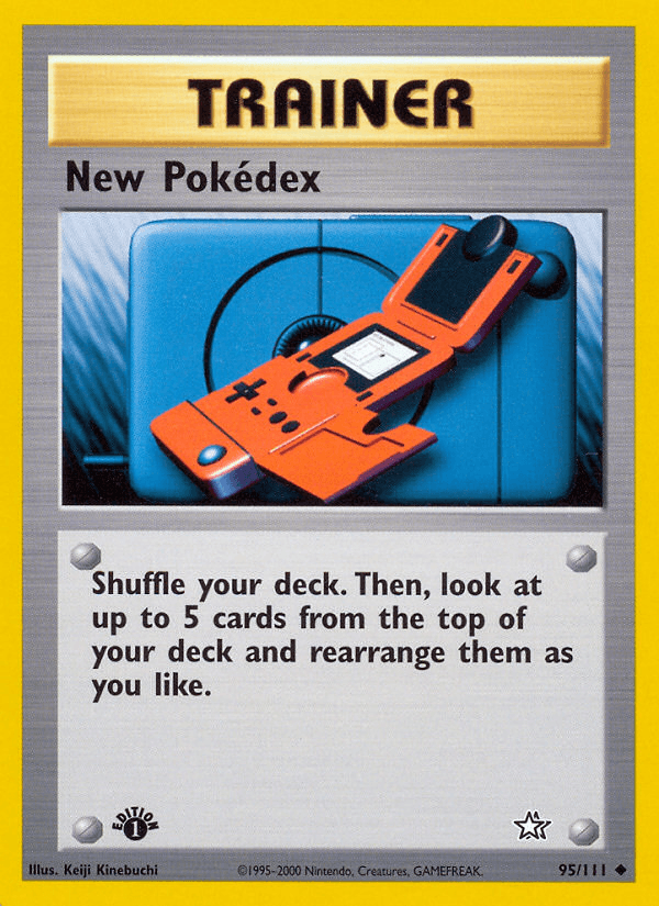 New Pokedex (95/111) [Neo Genesis 1st Edition] - POKÉ JEUX