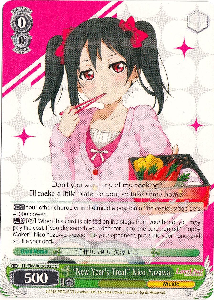 "New Year's Treat" Nico Yazawa (LL/EN-W02-E032 C) [Love Live! DX Vol.2] - POKÉ JEUX