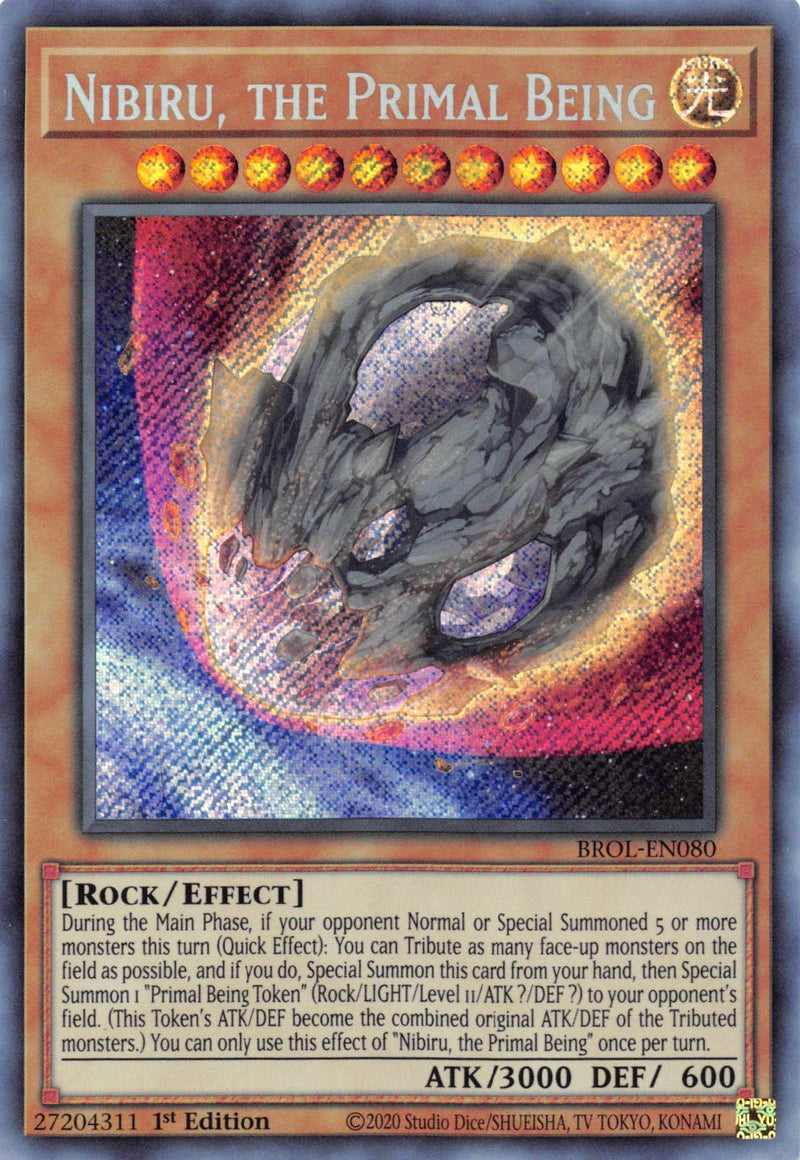 Nibiru, the Primal Being [BROL-EN080] Secret Rare - POKÉ JEUX