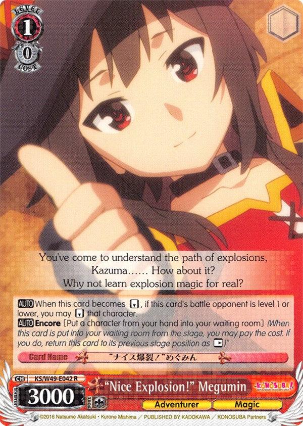 "Nice Explosion!" Megumin (KS/W49-E042 R) [KonoSuba] - POKÉ JEUX