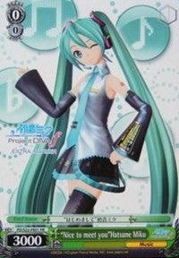 "Nice to meet you"Hatsune Miku (PD/S22-PE01 PR) (Promo) [Hatsune Miku -Project DIVA- f] - POKÉ JEUX