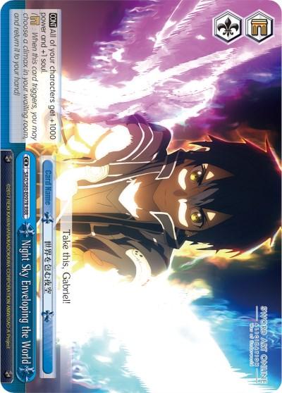 Night Sky Enveloping the World (SAO/S80-E097R RRR) [Sword Art Online -Alicization- Vol.2] - POKÉ JEUX