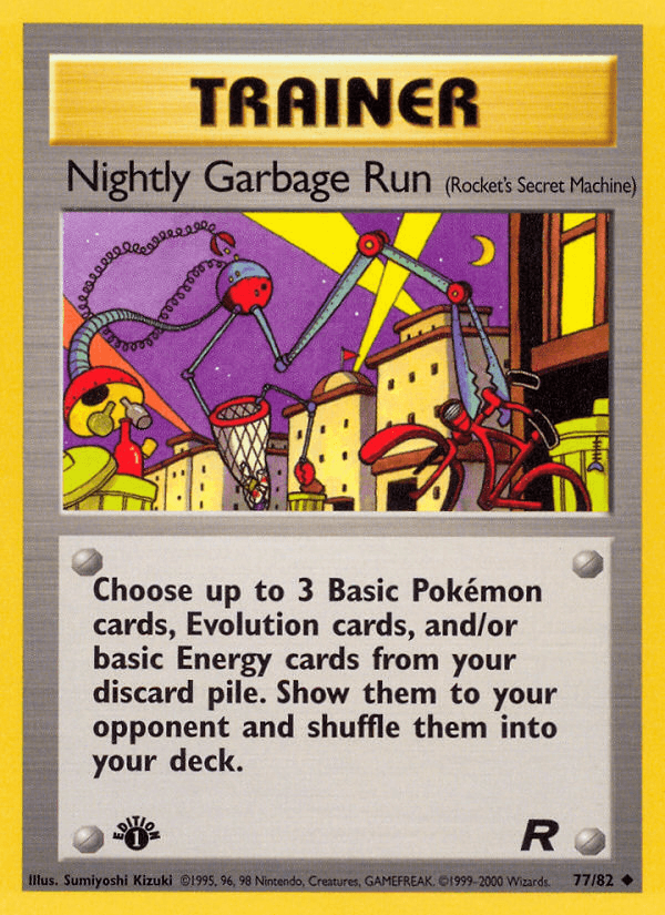 Nightly Garbage Run (77/82) [Team Rocket 1st Edition] - POKÉ JEUX