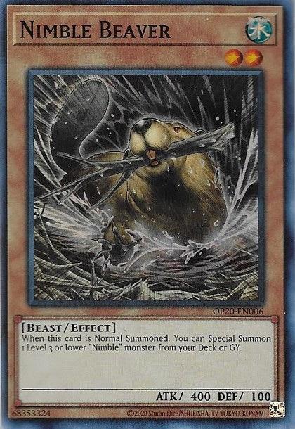 Nimble Beaver [OP20-EN006] Super Rare - POKÉ JEUX