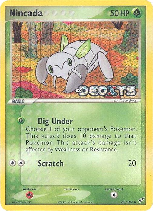 Nincada (67/107) (Stamped) [EX: Deoxys] - POKÉ JEUX