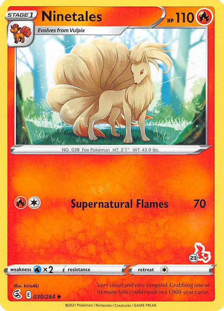 Ninetales (30/264) (Cinderace Stamp