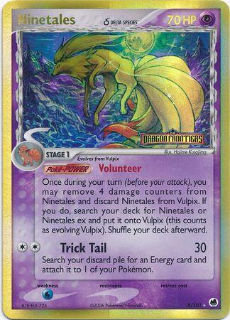 Ninetales (8/101) (Delta Species) (Stamped) [EX: Dragon Frontiers] - POKÉ JEUX