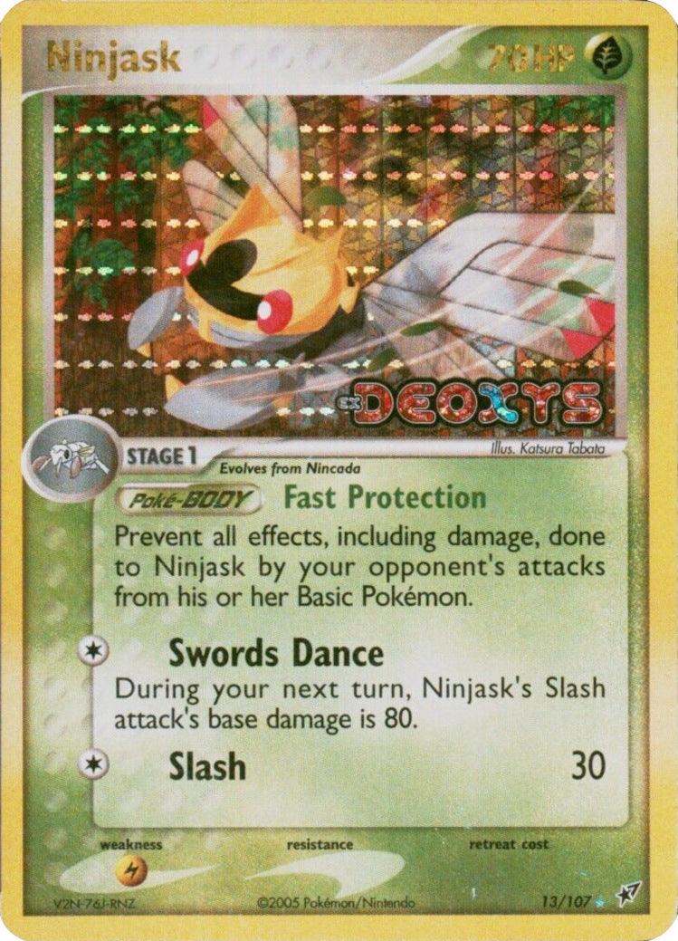 Ninjask (13/107) (Stamped) [EX: Deoxys] - POKÉ JEUX