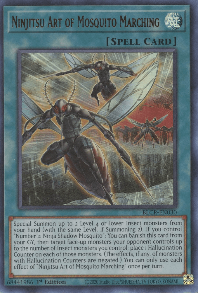 Ninjitsu Art of Mosquito Marching [BLCR-EN030] Ultra Rare - POKÉ JEUX