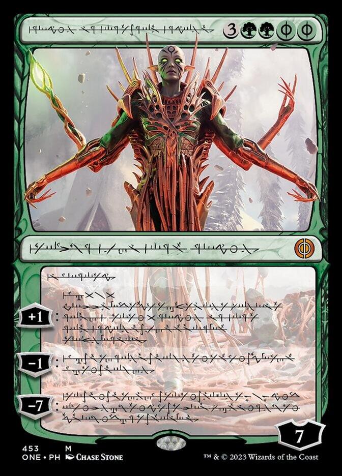 Nissa, Ascended Animist (Phyrexian Step-and-Compleat Foil) [Phyrexia: All Will Be One] - POKÉ JEUX