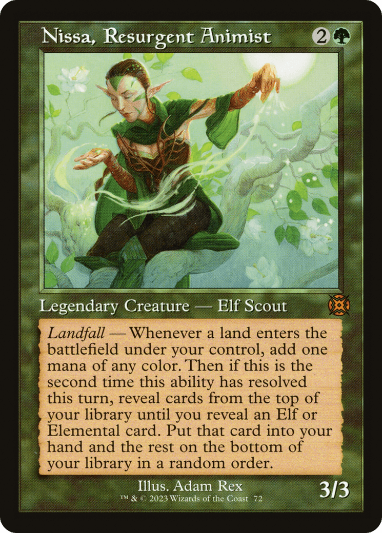 Nissa, Resurgent Animist (Retro) [March of the Machine: The Aftermath] - POKÉ JEUX