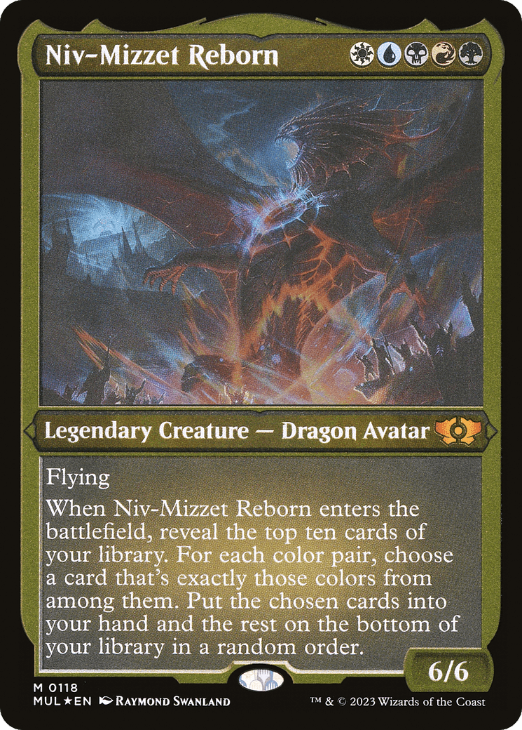 Niv-Mizzet Reborn (Foil Etched) [Multiverse Legends] - POKÉ JEUX