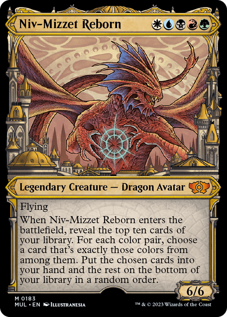 Niv-Mizzet Reborn (Halo Foil) [Multiverse Legends] - POKÉ JEUX