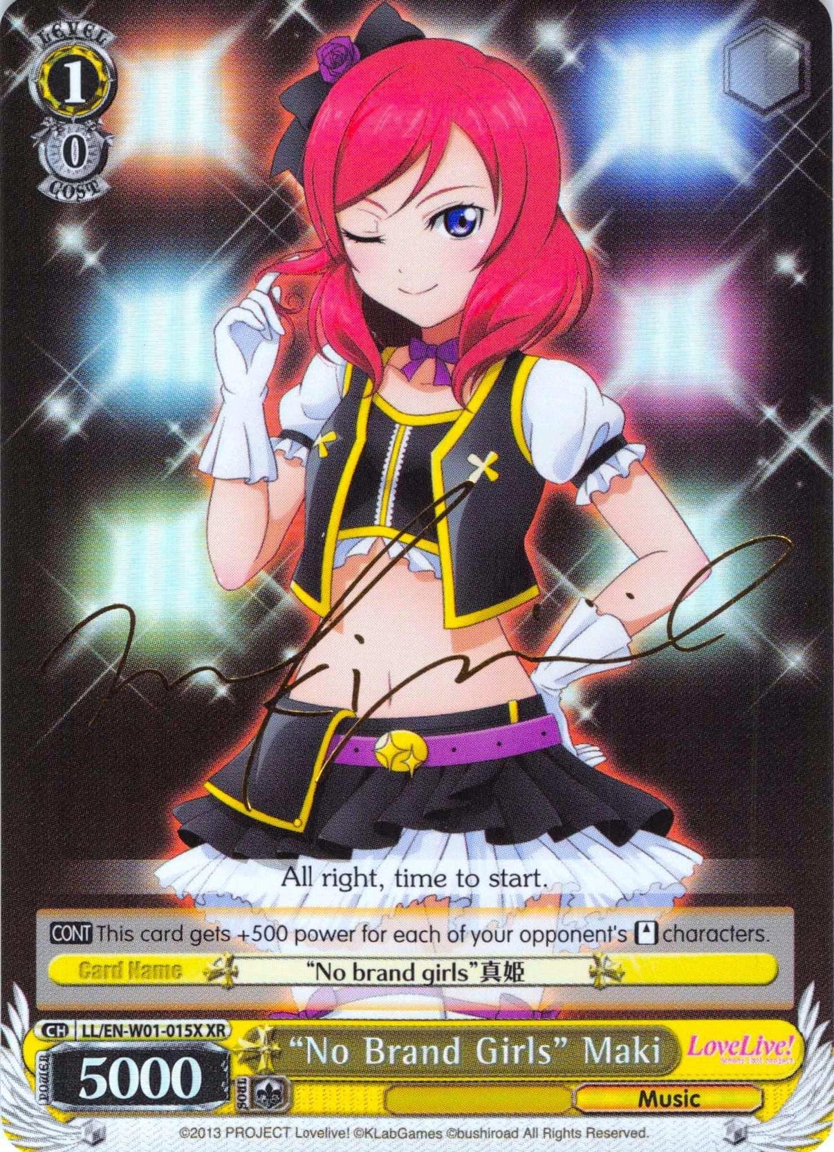 "No Brand Girls" Maki (LL/EN-W01-015X XR) [Love Live! DX] - POKÉ JEUX