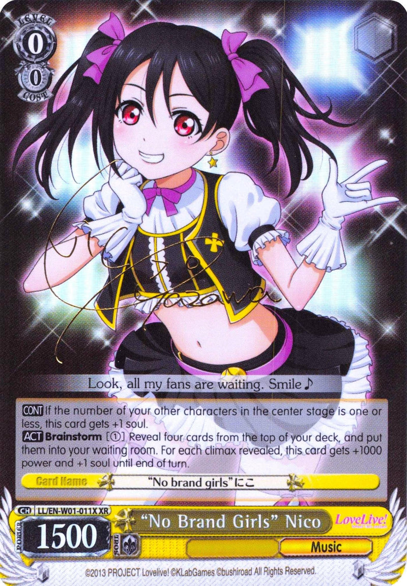 "No Brand Girls" Nico (LL/EN-W01-011X XR) [Love Live! DX] - POKÉ JEUX